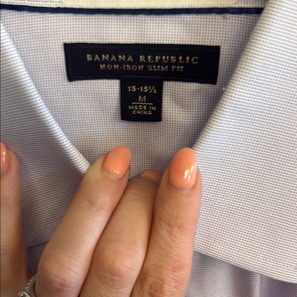 Banana Republic Light Purple Dress Shirt - Picture 2 of 3